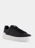 Black and White B-Court Leather Sneakers sold by Fashion Clinic