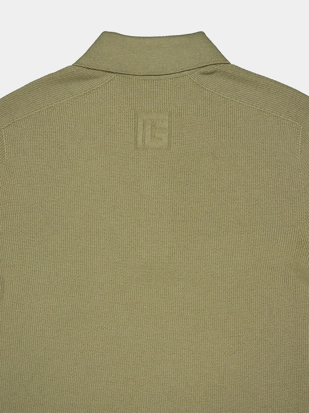 Merino Wool Khaki Polo Shirt sold by Fashion Clinic product image thumbnail 4
