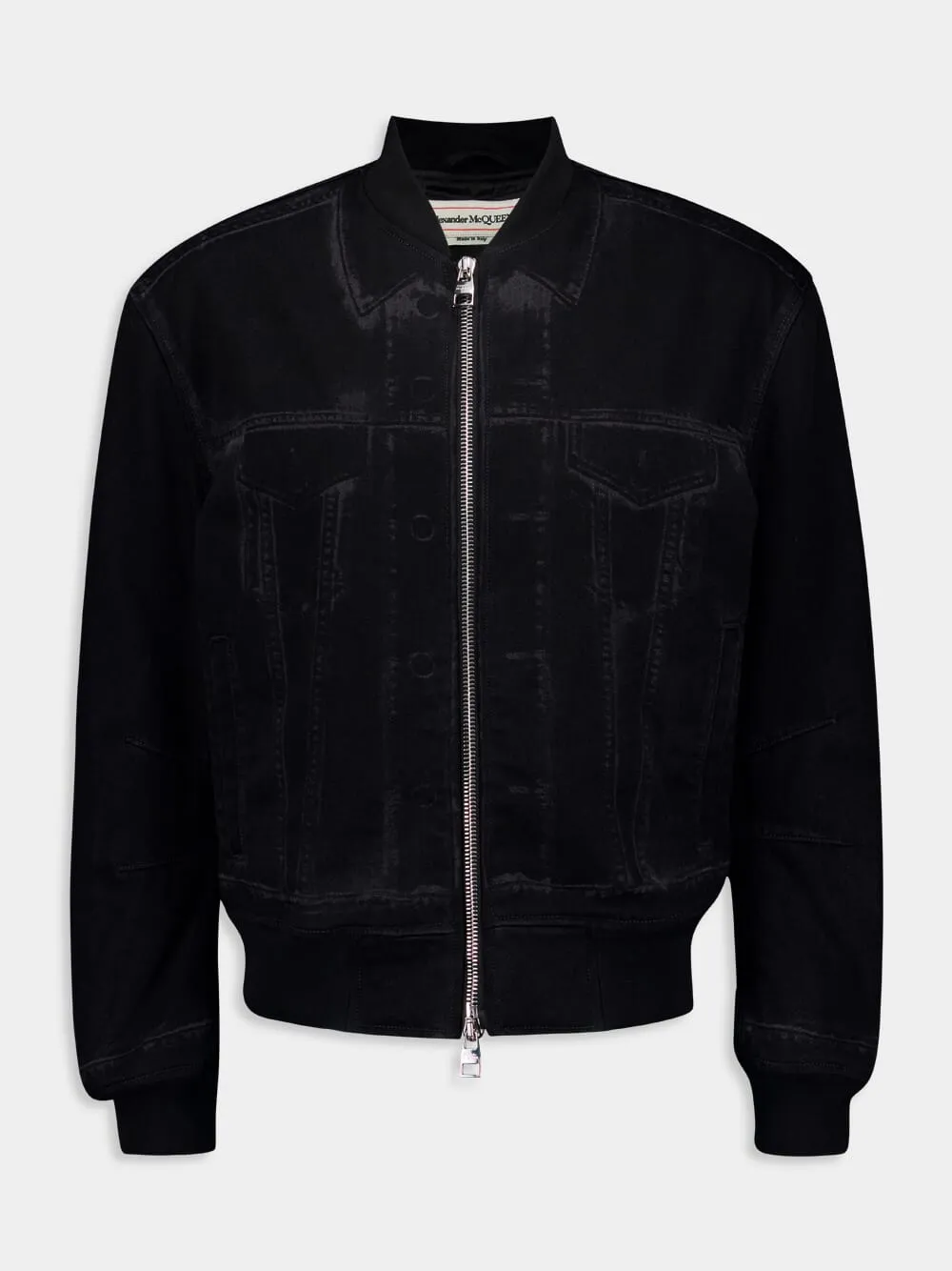 Trompe L'oeil Bomber Jacket sold by Fashion Clinic