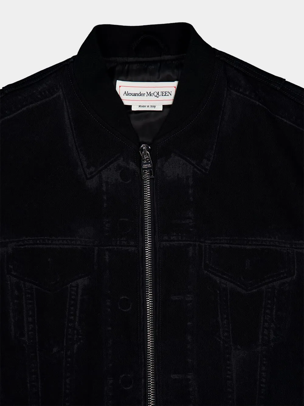 Trompe L'oeil Bomber Jacket sold by Fashion Clinic product image thumbnail 3