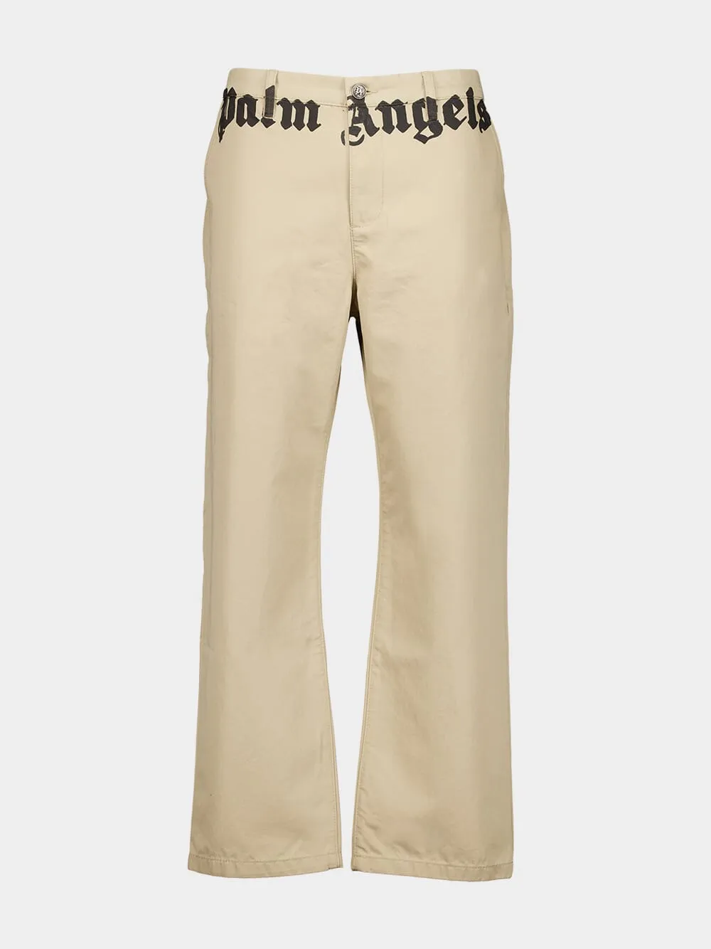 Hazelnut Logo Chino Pants sold by Fashion Clinic