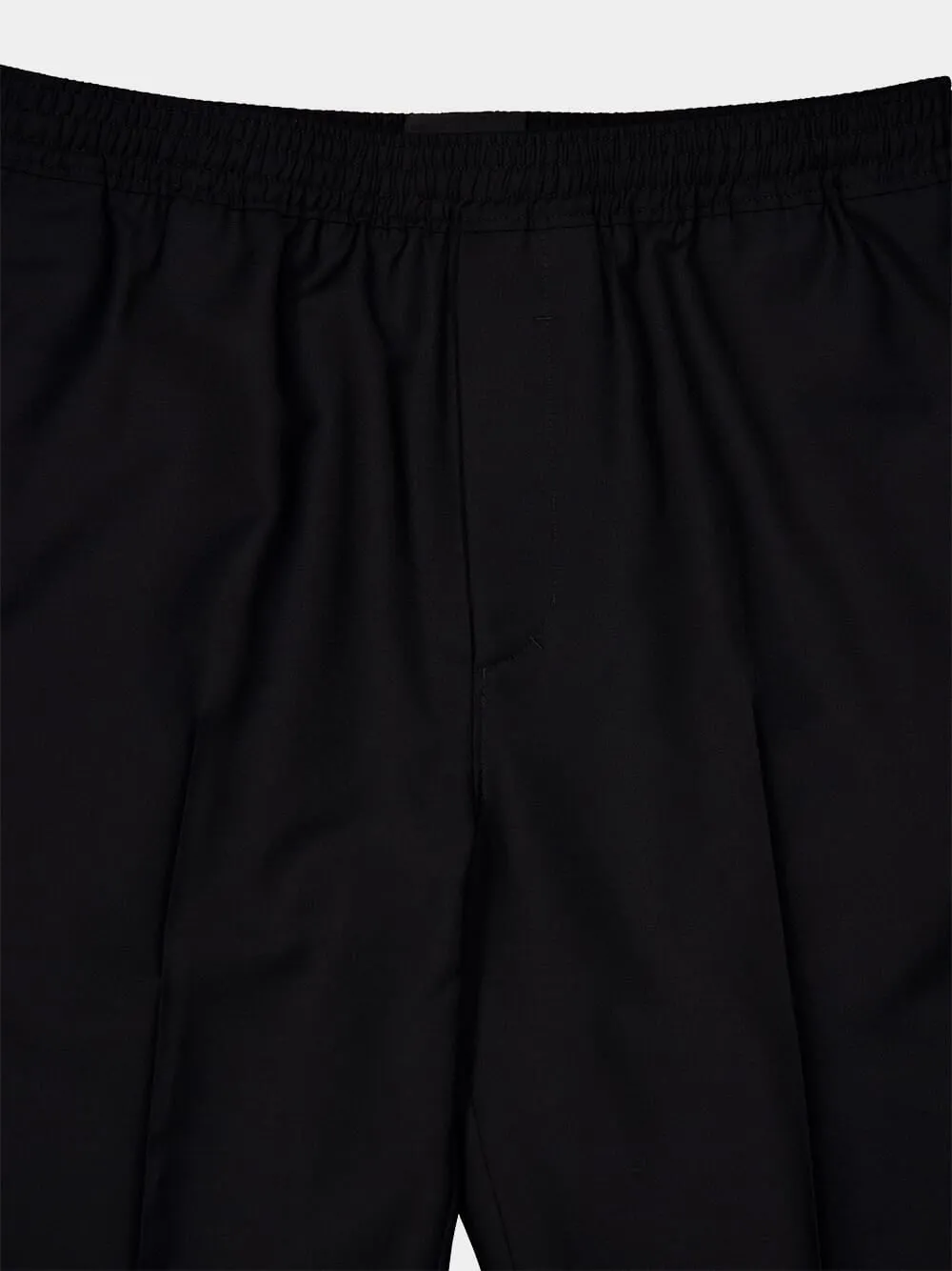 Black Wool and Mohair Joggers sold by Fashion Clinic product image thumbnail 5