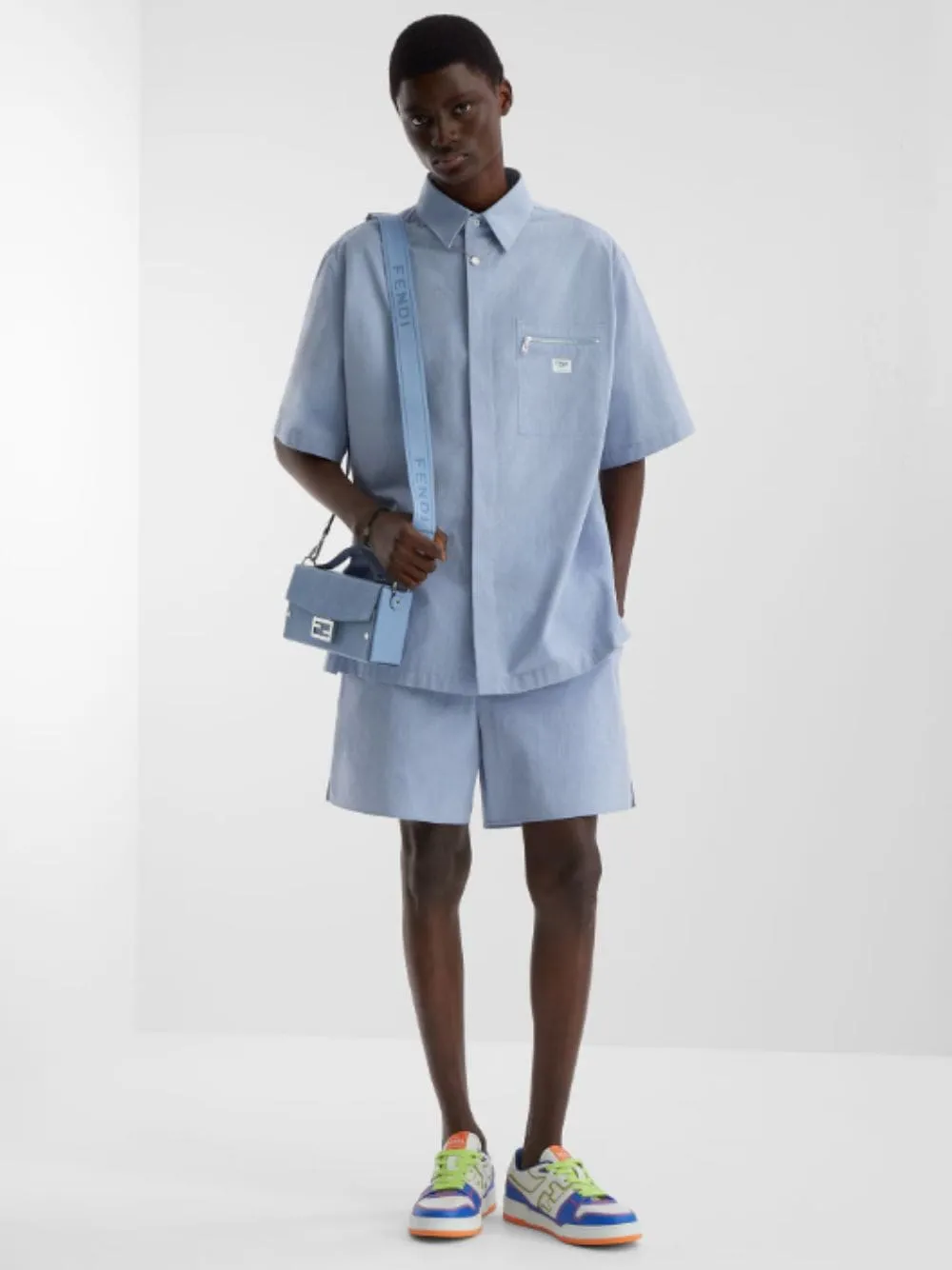 Small patch pocket Cotton Shirt sold by Fashion Clinic