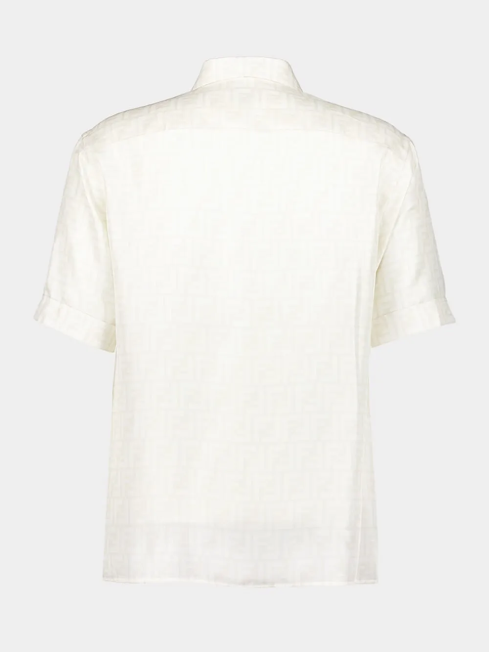 White FF Silk Shirt sold by Fashion Clinic product image thumbnail 3