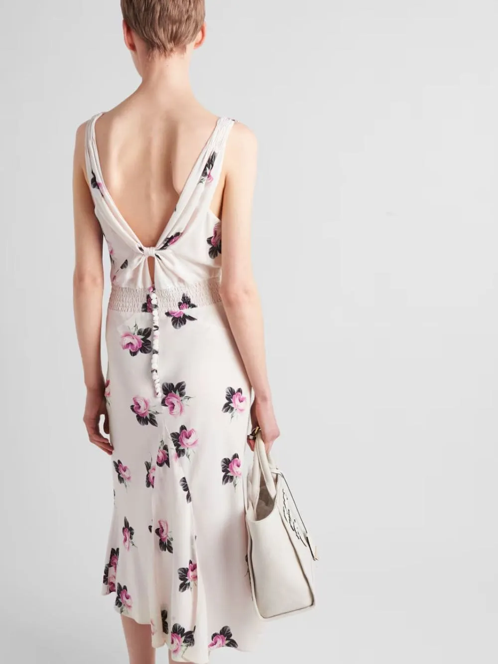 Printed Sablé Midi Dress sold by Fashion Clinic product image thumbnail 4