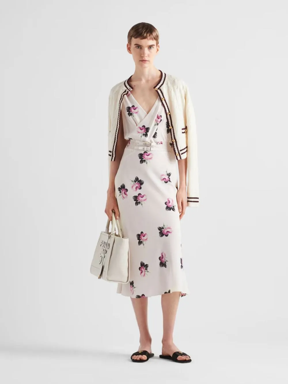 Printed Sablé Midi Dress sold by Fashion Clinic product image thumbnail 2