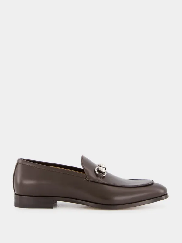 Dark Brown Horsebit Loafer sold by Fashion Clinic