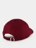 Burgundy Baseball Hat with Embroidery sold by Fashion Clinic