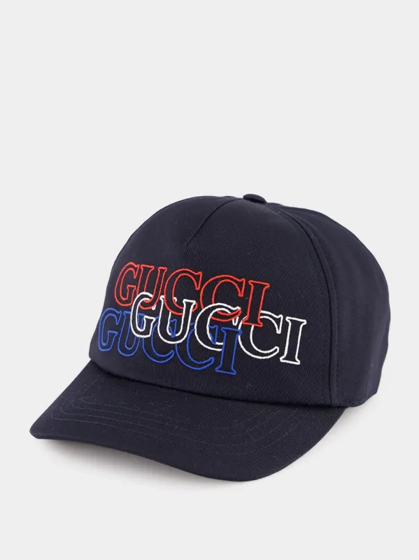 Baseball Hat with Gucci Embroidery sold by Fashion Clinic