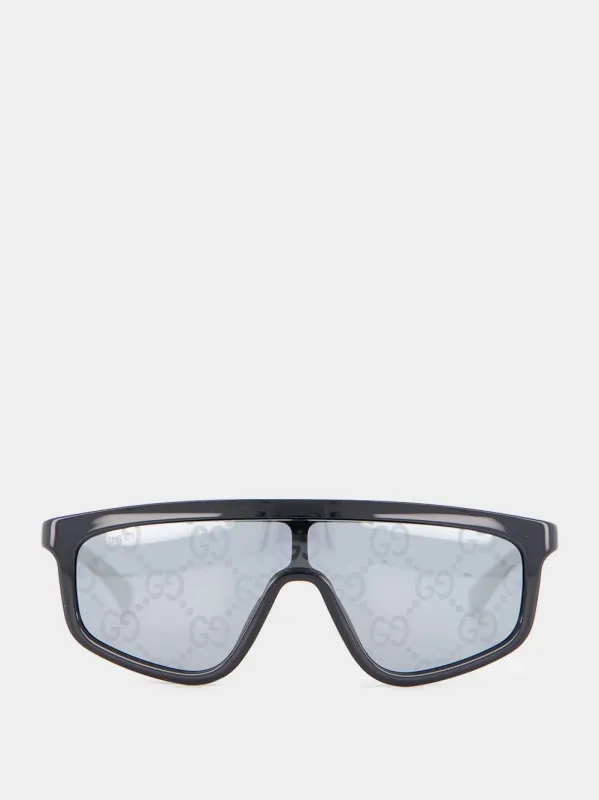Black Sunglasses Injected with Grey Lenses sold by Fashion Clinic