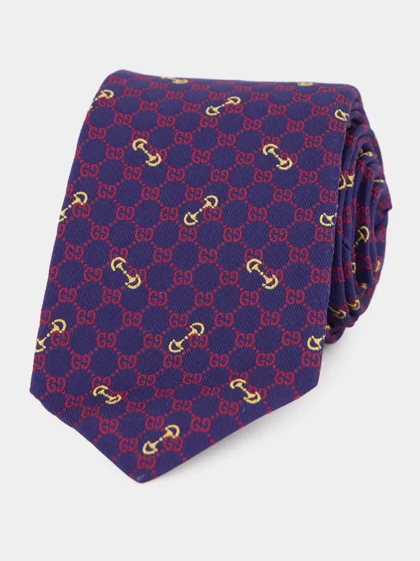 GG Silk Jacquard Tie sold by Fashion Clinic