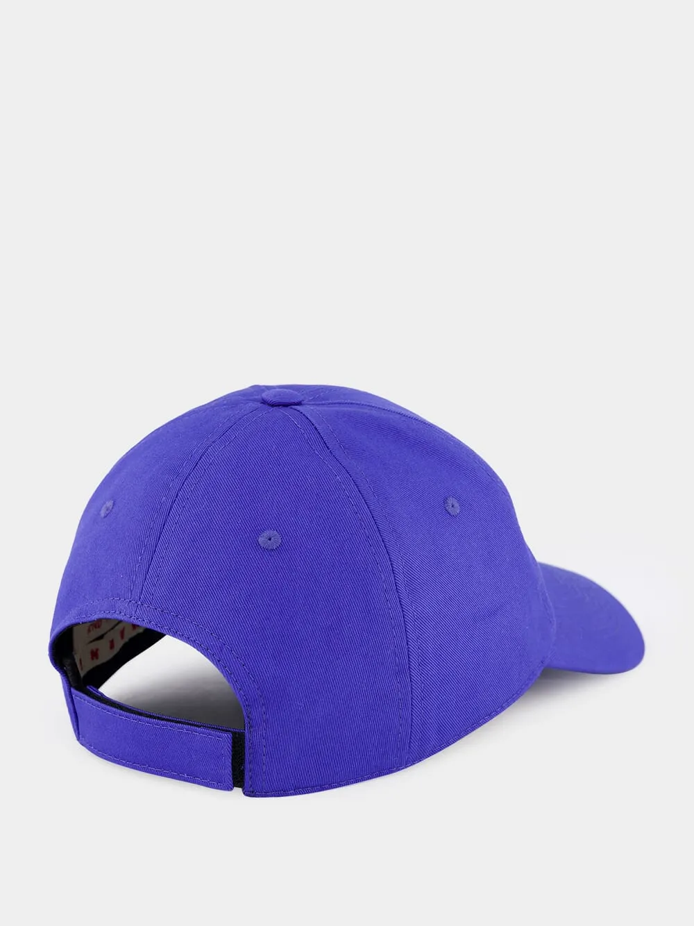 Blue Organic Gabardine Baseball Cap sold by Fashion Clinic product image thumbnail 2