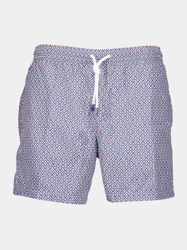 Madeira Swim Trunks with Gentleman Pattern sold by Fashion Clinic