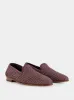 Mario Brown Raffia Loafers sold by Fashion Clinic