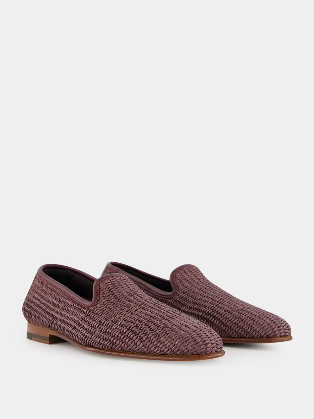 Mario Brown Raffia Loafers sold by Fashion Clinic product image thumbnail 3