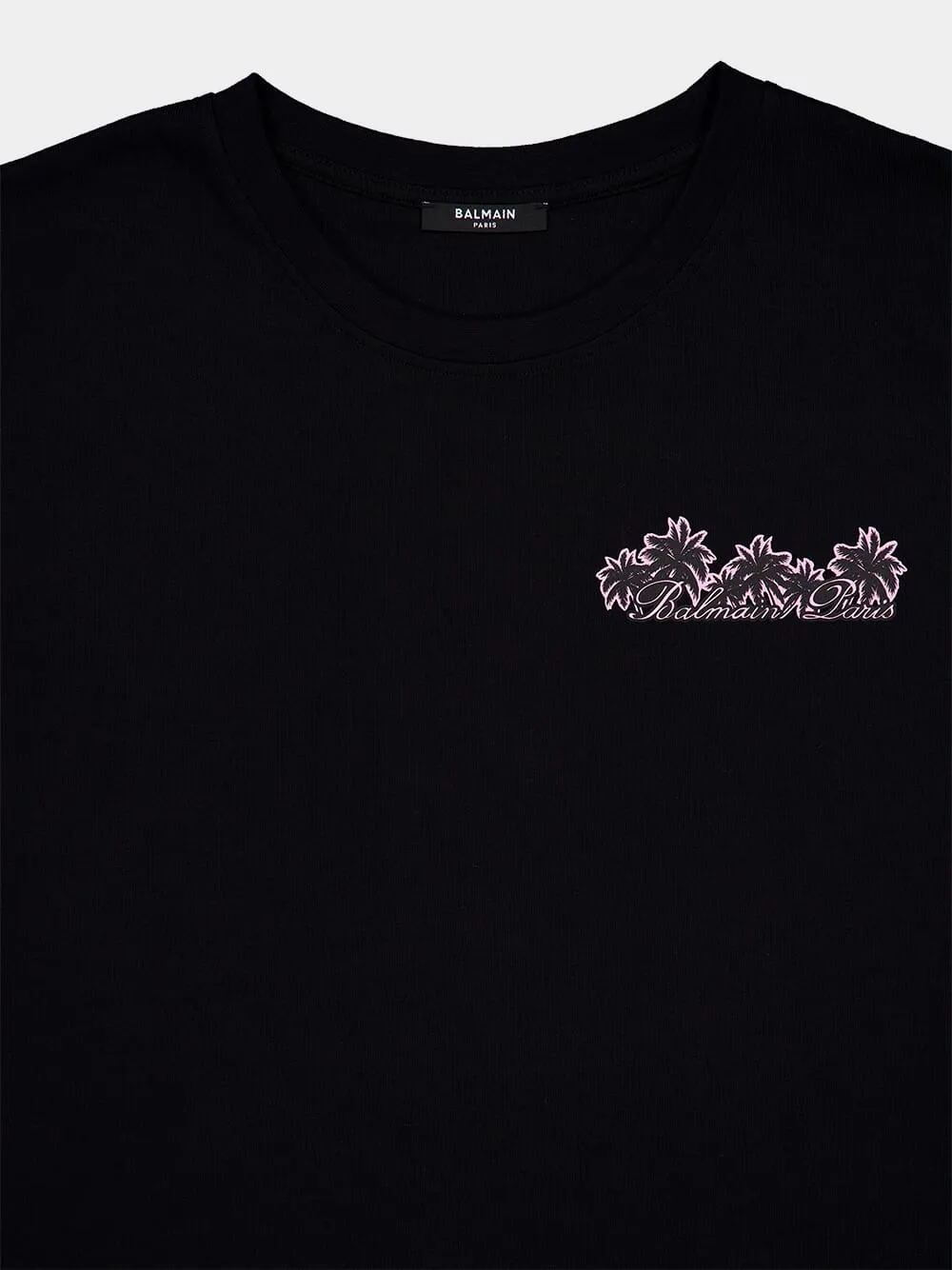 Black Club Balmain Signature T-Shirt sold by Fashion Clinic product image thumbnail 3