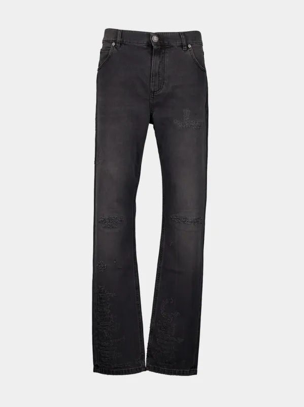 Black Denim Jeans sold by Fashion Clinic