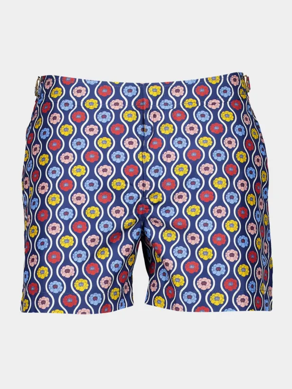 x La DoubleJ Whitsun Mini Blue Setter Swim Shorts sold by Fashion Clinic
