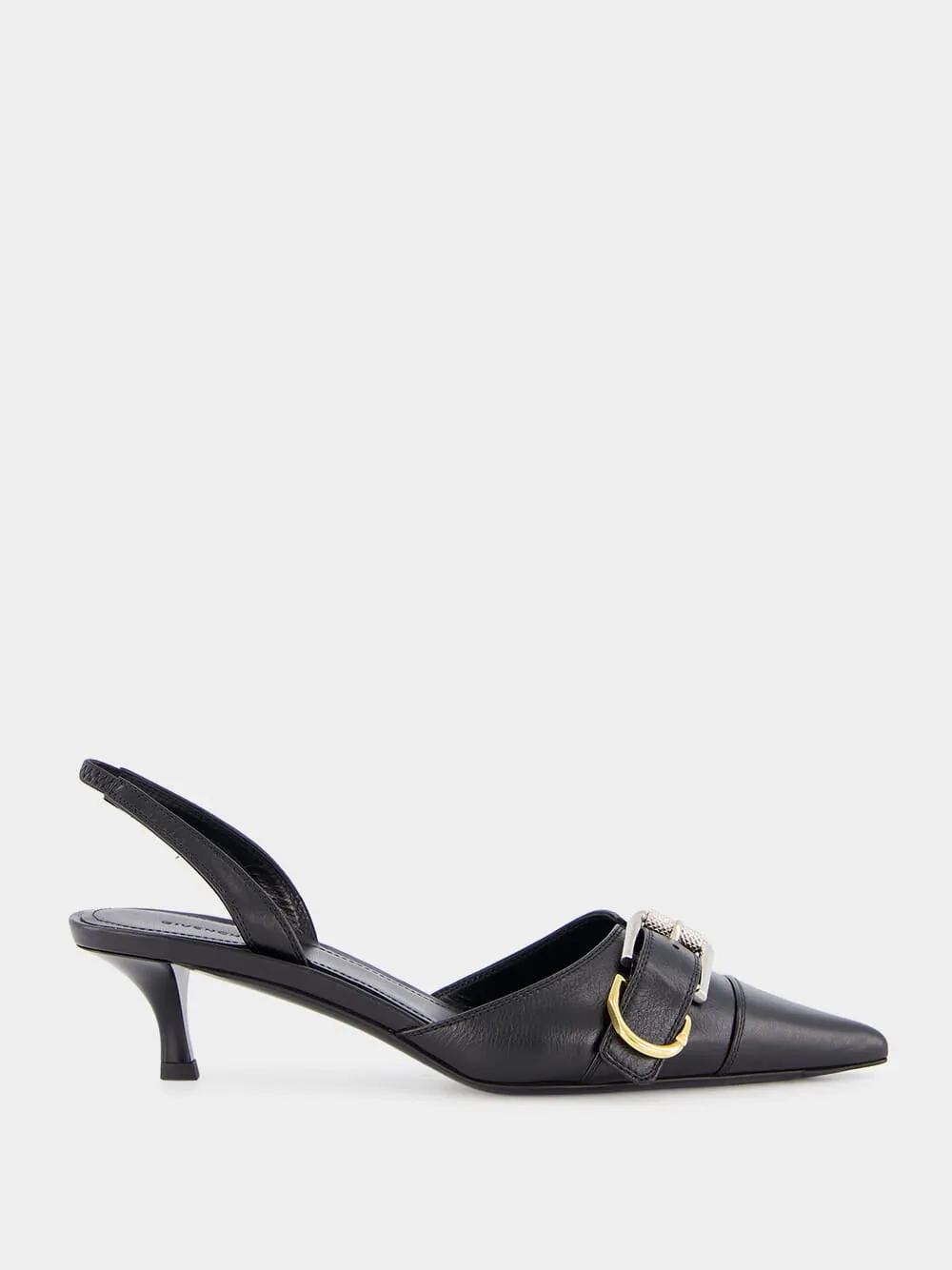 Black Voyou Slingbacks sold by Fashion Clinic