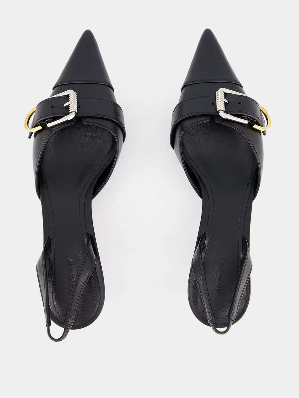 Black Voyou Slingbacks sold by Fashion Clinic product image thumbnail 4