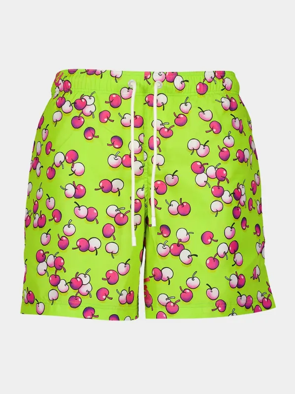 Cherries Swim Shorts sold by Fashion Clinic