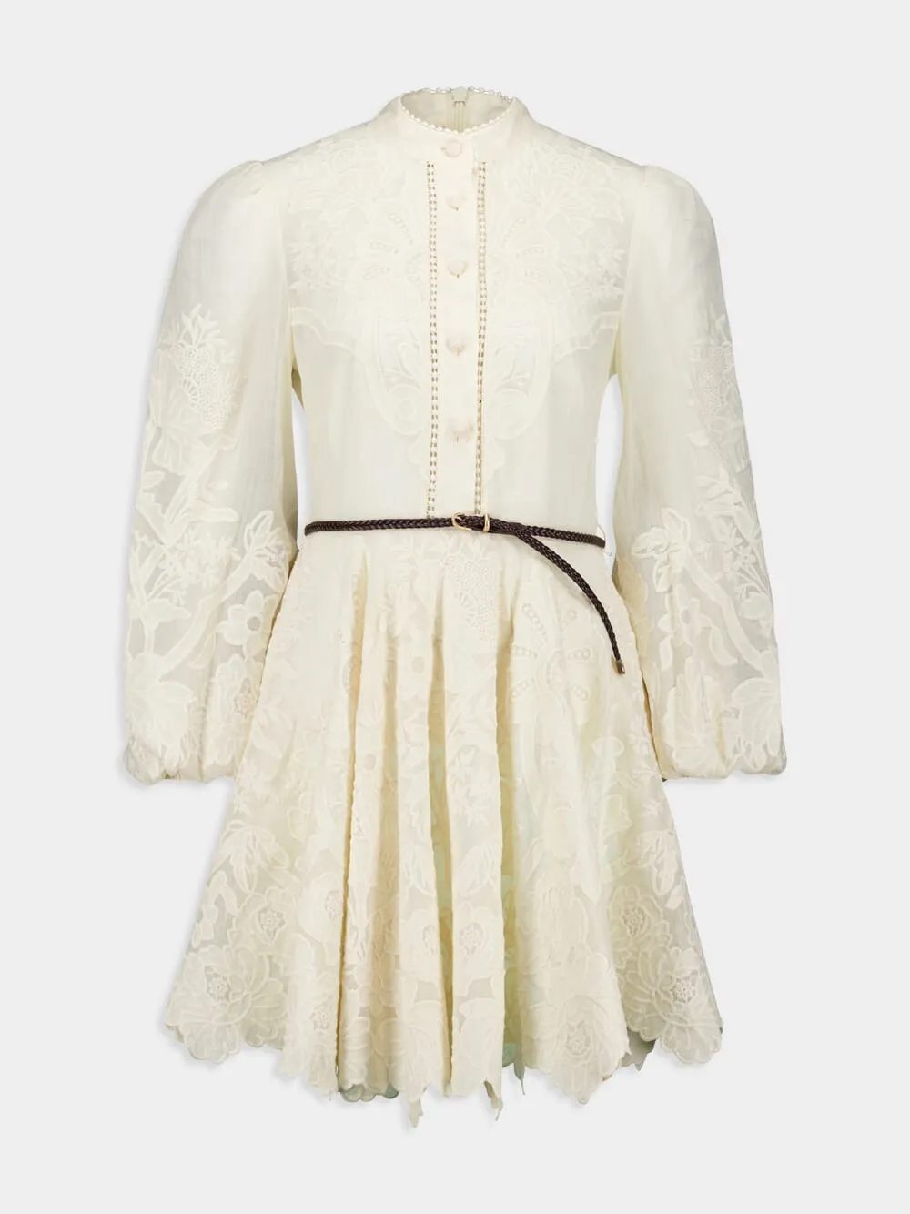 Ottie Embroidered Mini Dress sold by Fashion Clinic