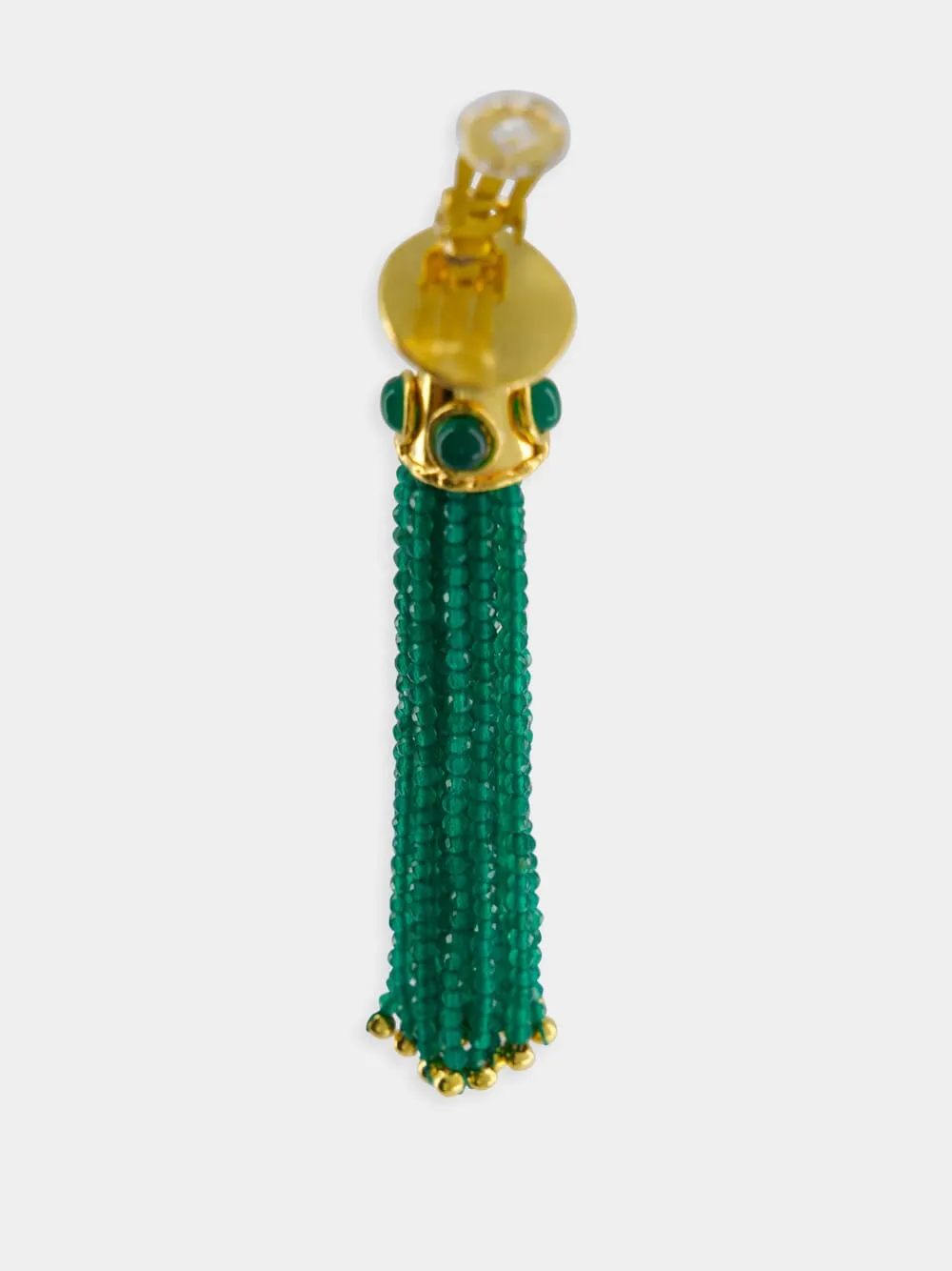Emerald Gio Pendant Earrings sold by Fashion Clinic product image thumbnail 3
