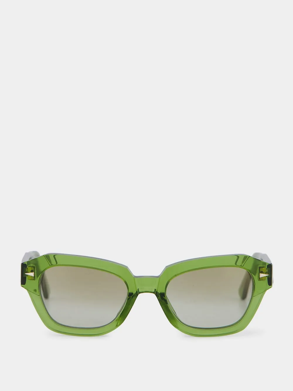 X Mobolaji Green Sunglasses sold by Fashion Clinic