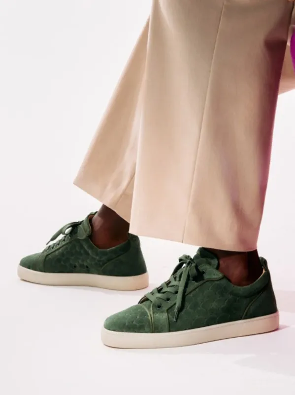 Louis Junior Braided Green Sneakers sold by Fashion Clinic
