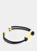 Logo Cord Black Bracelet 35 mm sold by Fashion Clinic