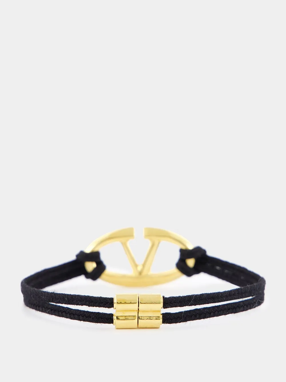 Logo Cord Black Bracelet 35 mm sold by Fashion Clinic product image thumbnail 2