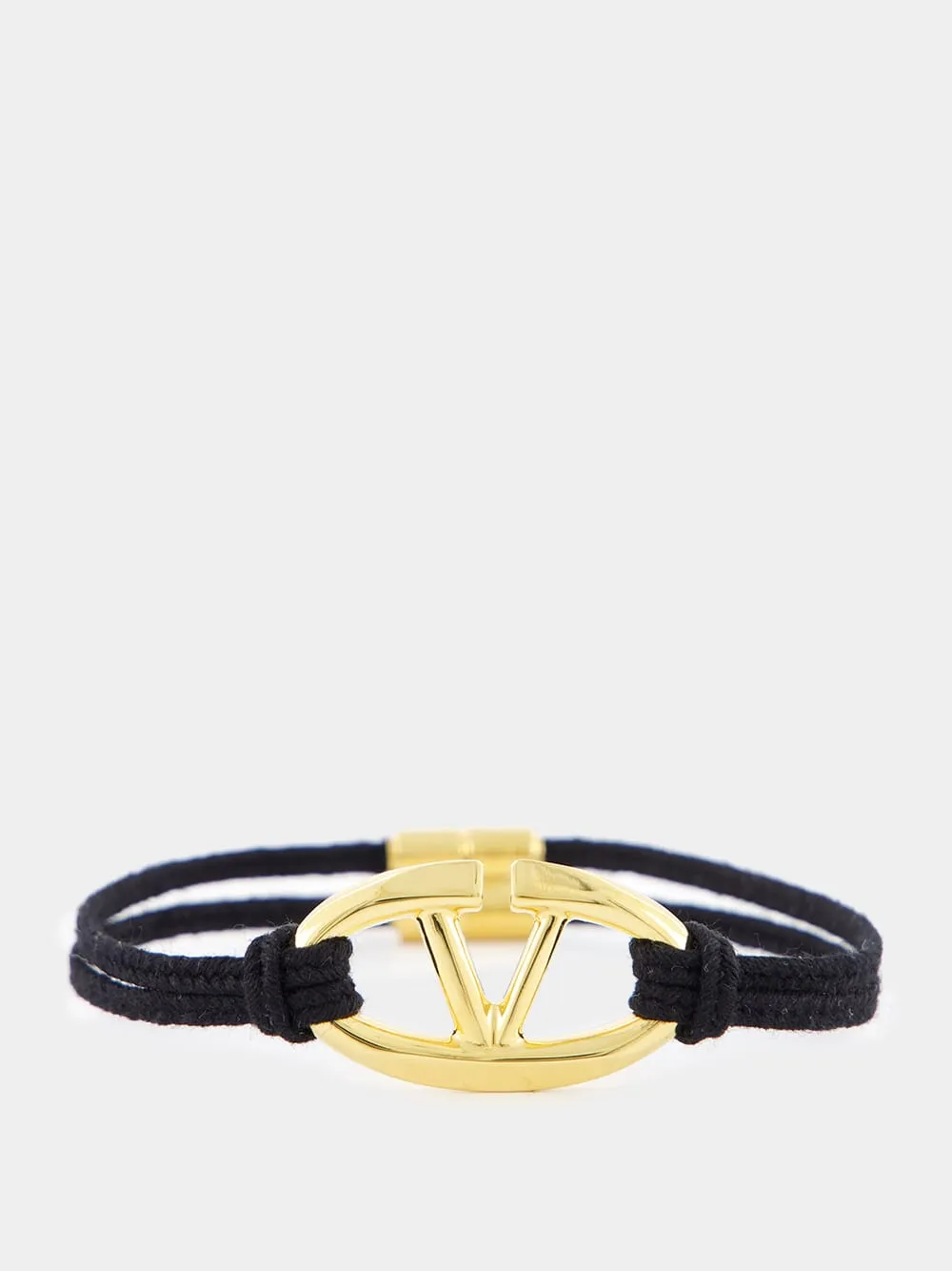 Logo Cord Black Bracelet 35 mm sold by Fashion Clinic