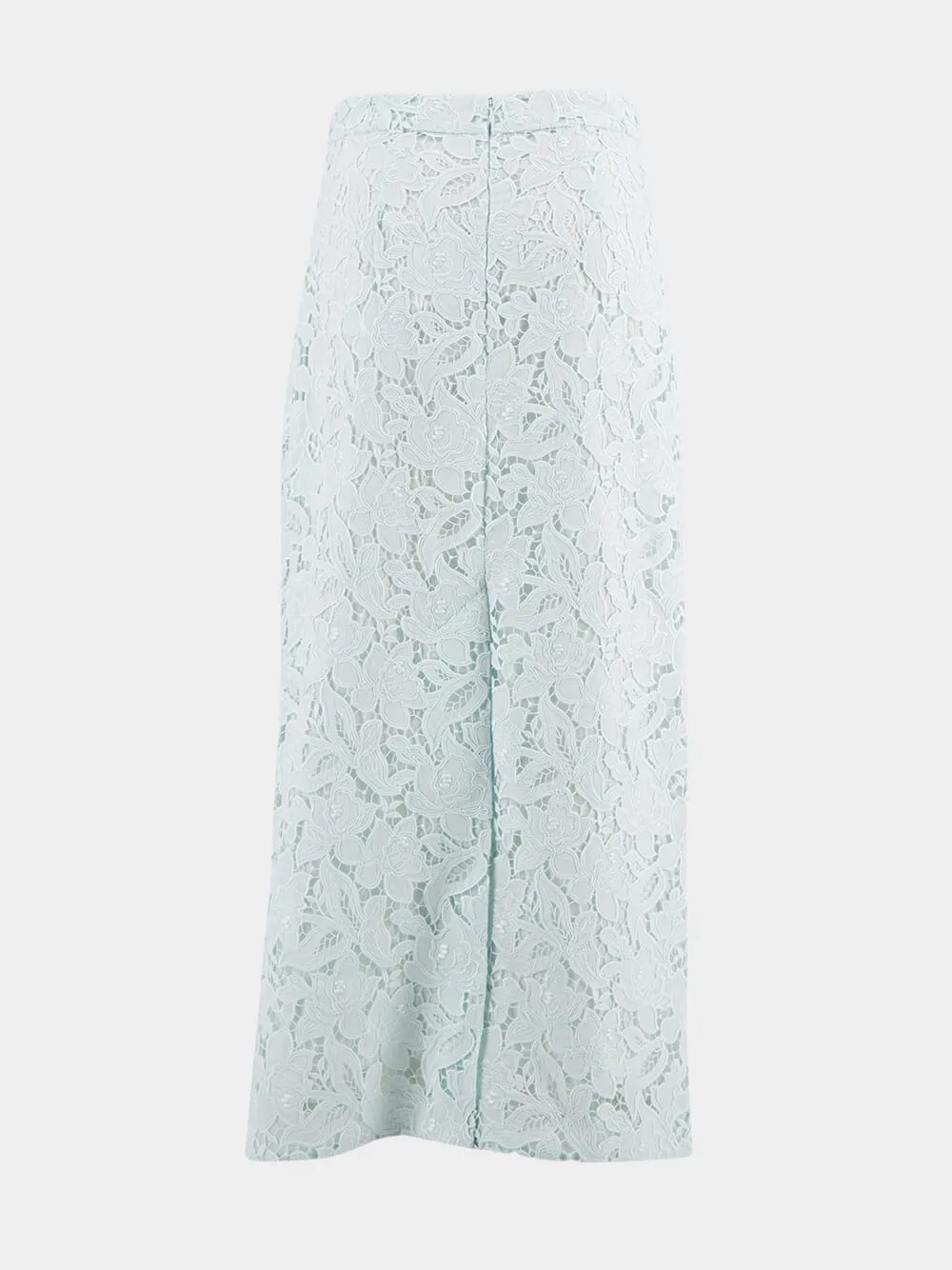 Mint Lace Pencil Midi Skirt sold by Fashion Clinic product image thumbnail 3