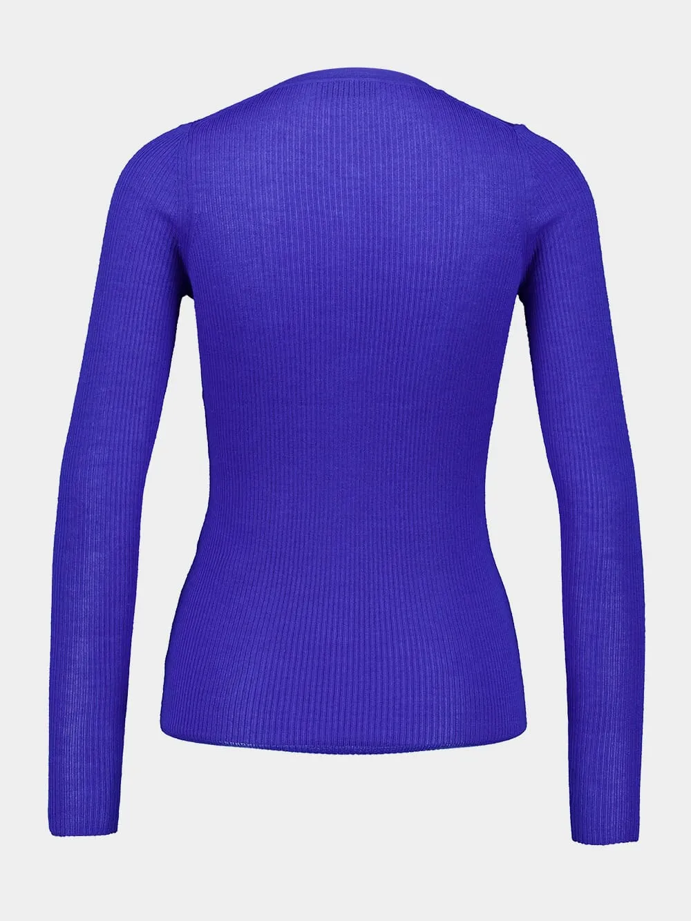 Sapphire Cashmere-Silk Henley Top sold by Fashion Clinic product image thumbnail 2