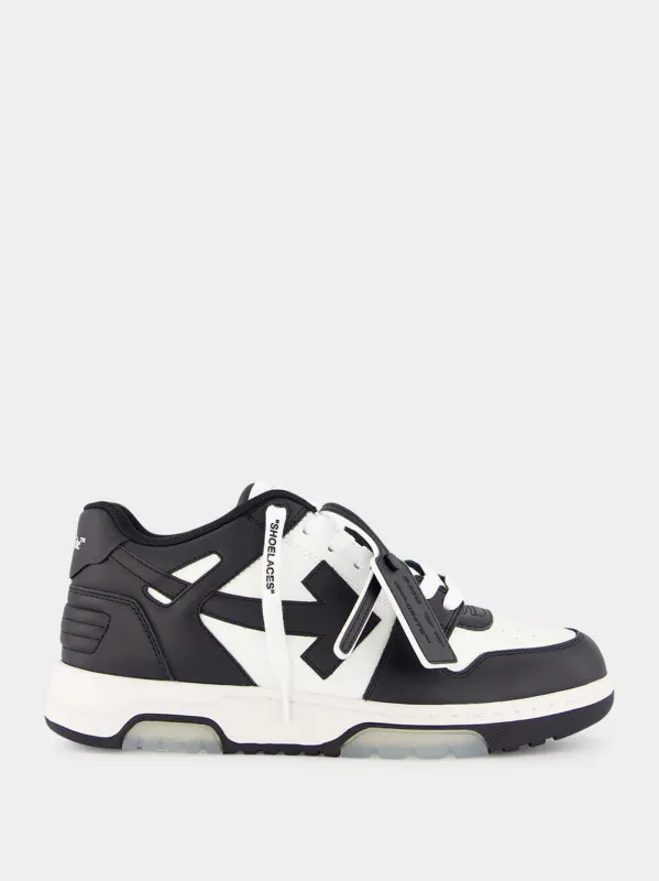White and Black Out Of Office Sneakers sold by Fashion Clinic
