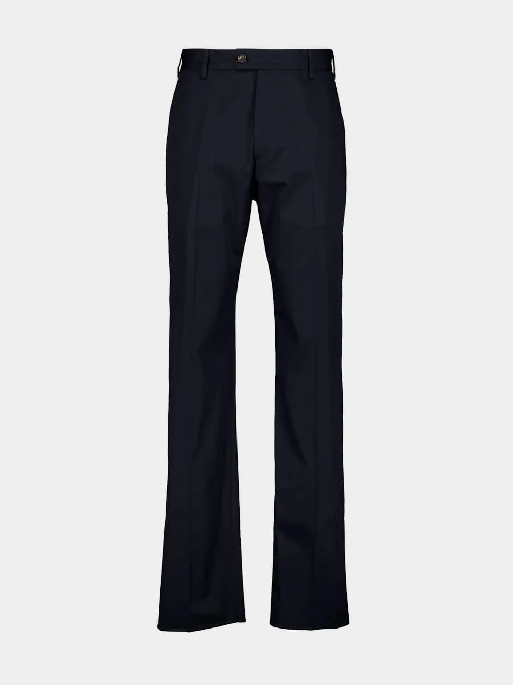 Navy Blue Chino Trousers sold by Fashion Clinic