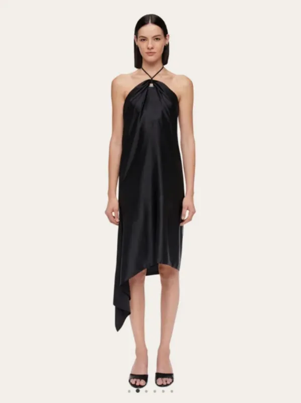 Asymmetric Silk Dress sold by Fashion Clinic