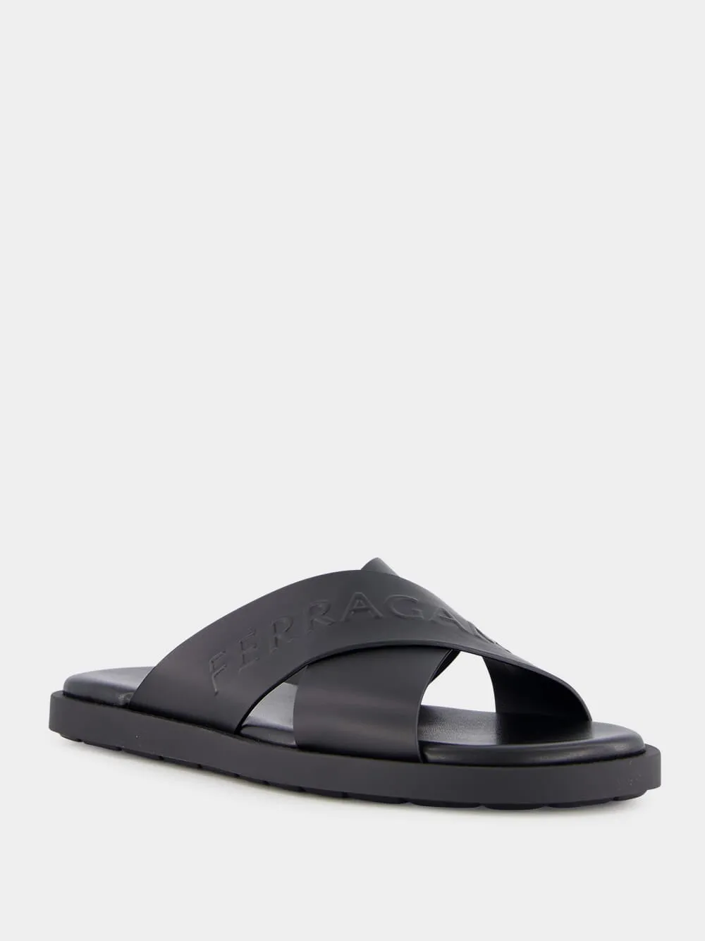 Calfskin Sandal with Crossover Straps sold by Fashion Clinic product image thumbnail 2