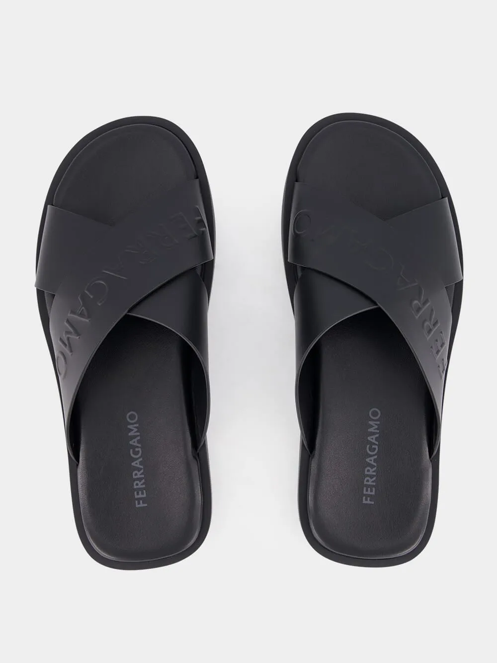 Calfskin Sandal with Crossover Straps sold by Fashion Clinic product image thumbnail 4