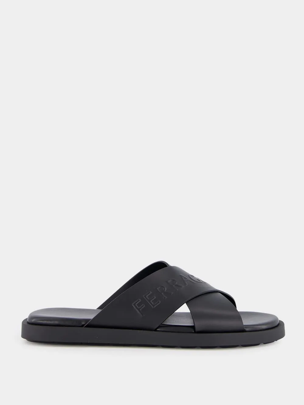 Calfskin Sandal with Crossover Straps sold by Fashion Clinic