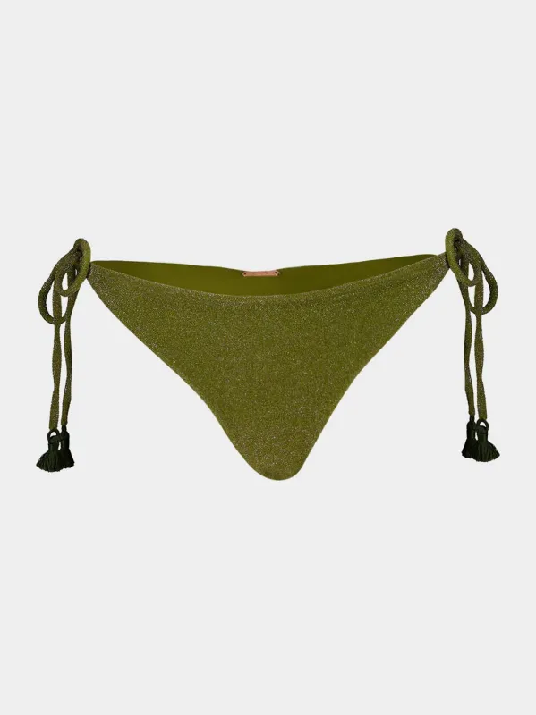 Iquitos Green Bikini Bottom sold by Fashion Clinic