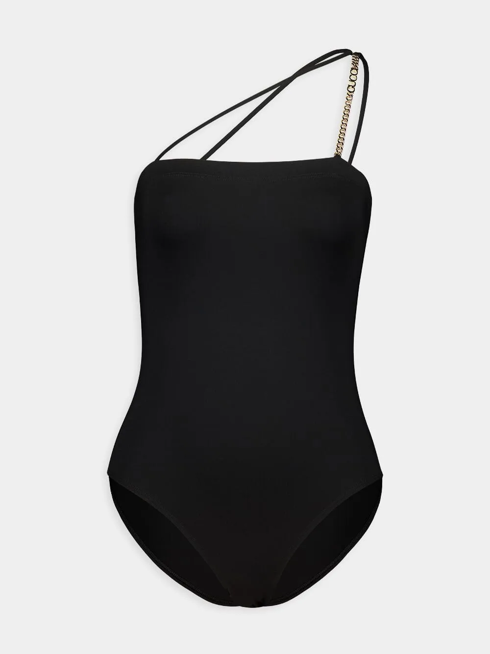 Black Sparkling Jersey Swimsuit sold by Fashion Clinic