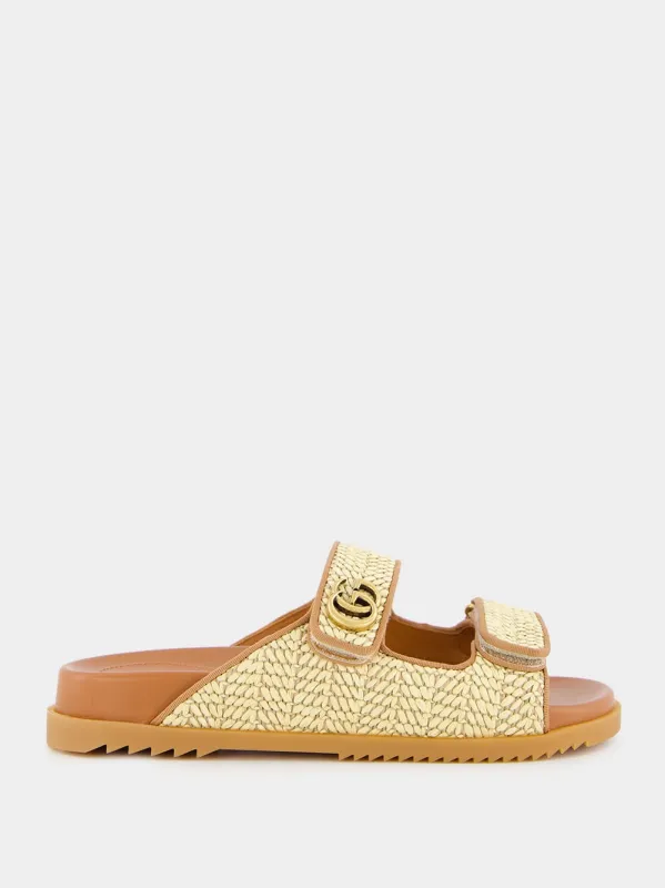 Double G Woven Sandals sold by Fashion Clinic