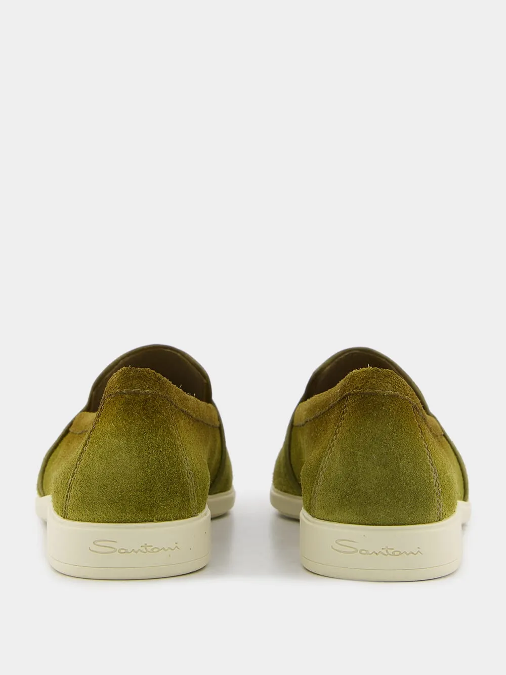 Malibu Green Suede Loafers sold by Fashion Clinic product image thumbnail 5