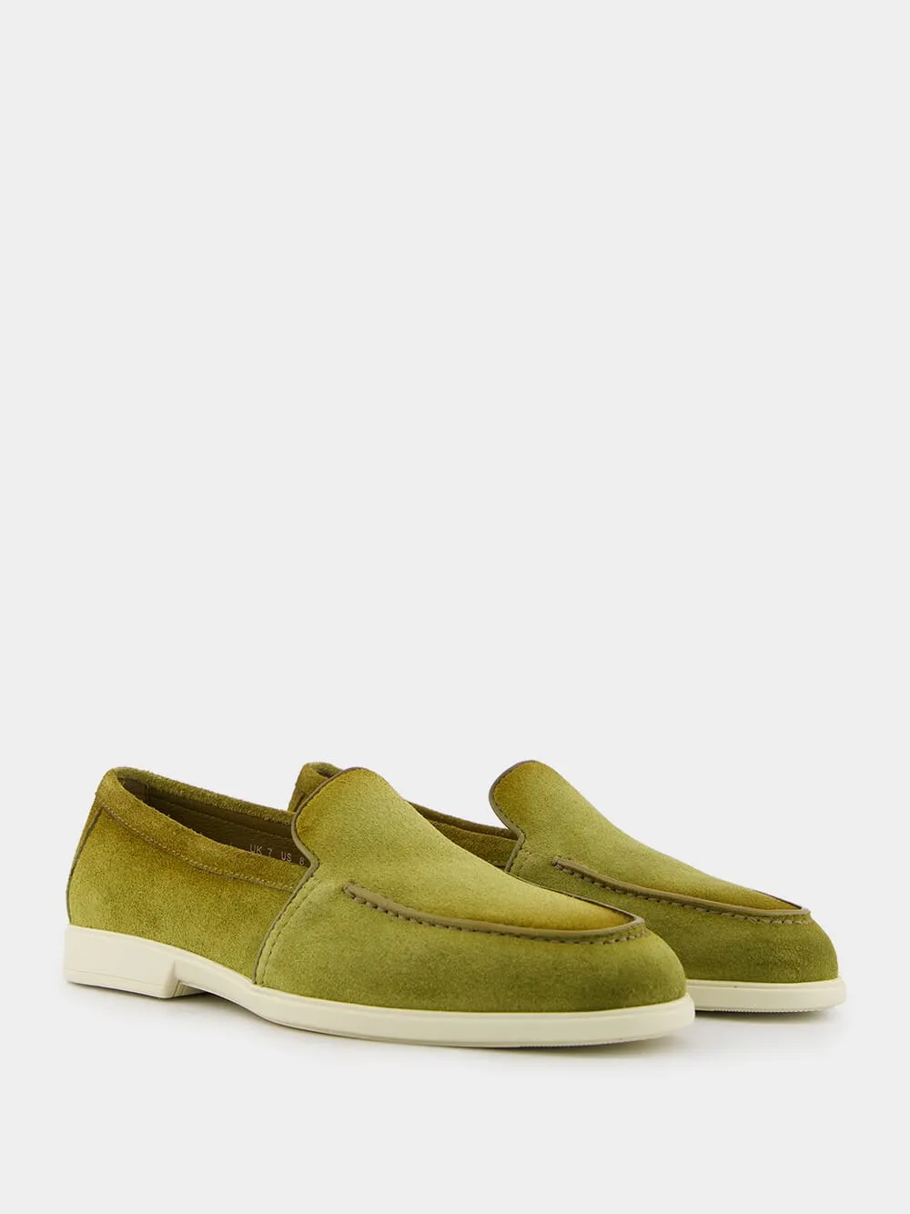 Malibu Green Suede Loafers sold by Fashion Clinic product image thumbnail 3