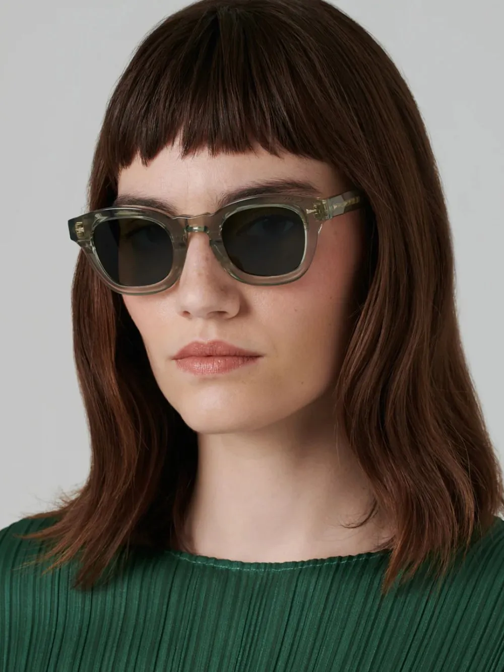 Le Marais Green Sunglasses sold by Fashion Clinic product image thumbnail 2