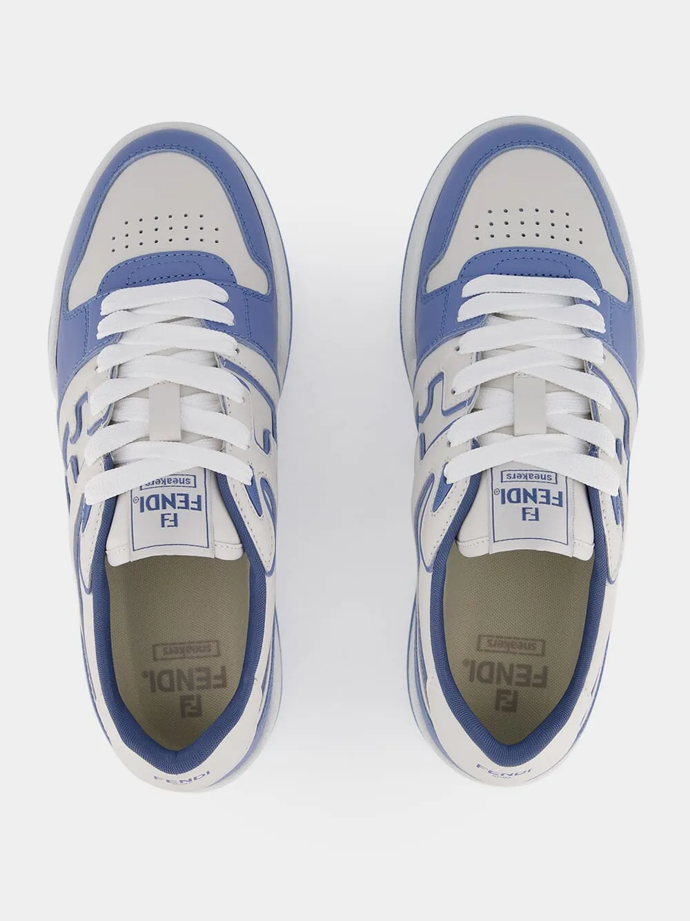 Light Blue Fendi Match Sneakers sold by Fashion Clinic product image thumbnail 4