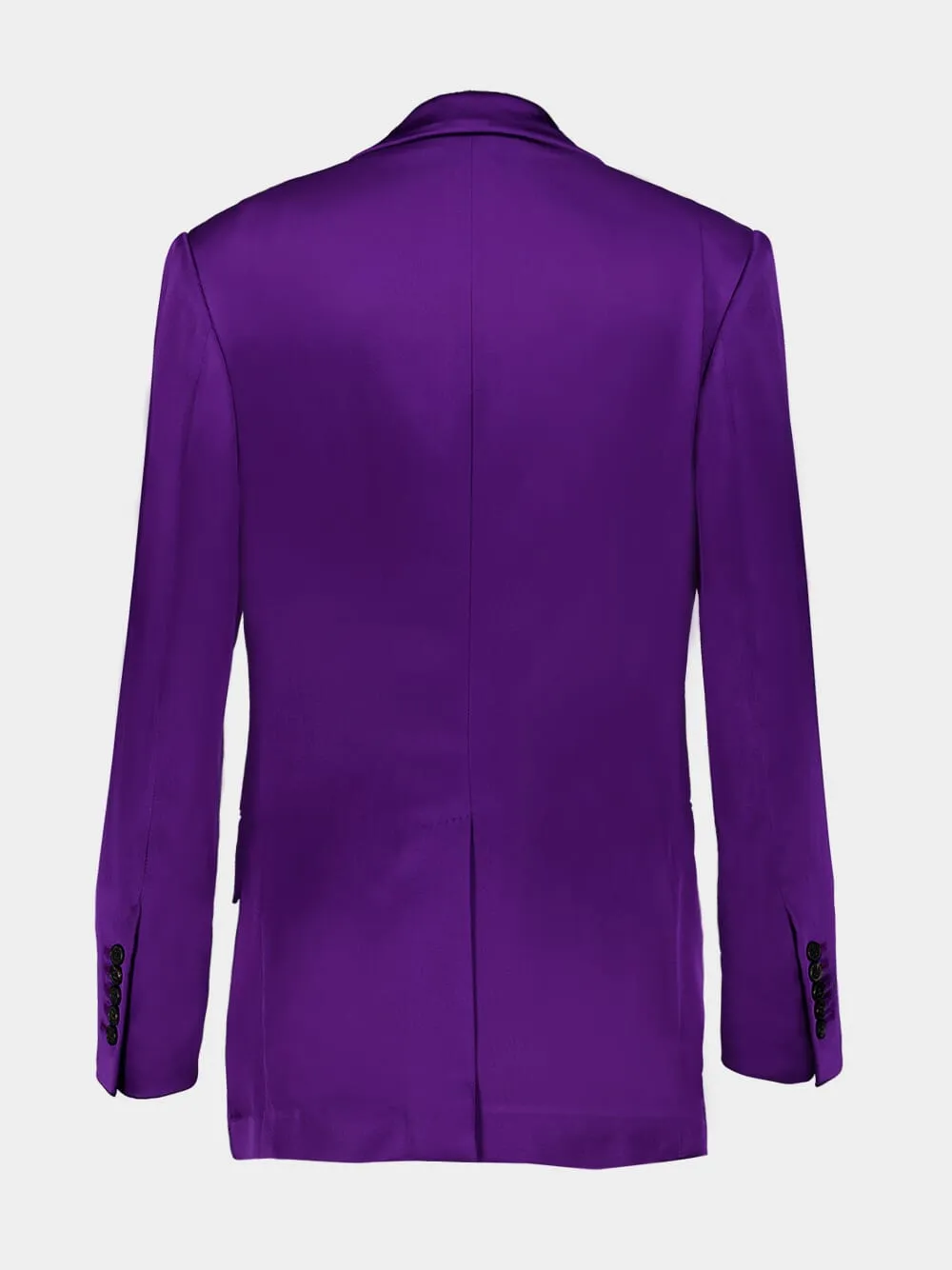 Single-Breasted Satin Blazer sold by Fashion Clinic product image thumbnail 2