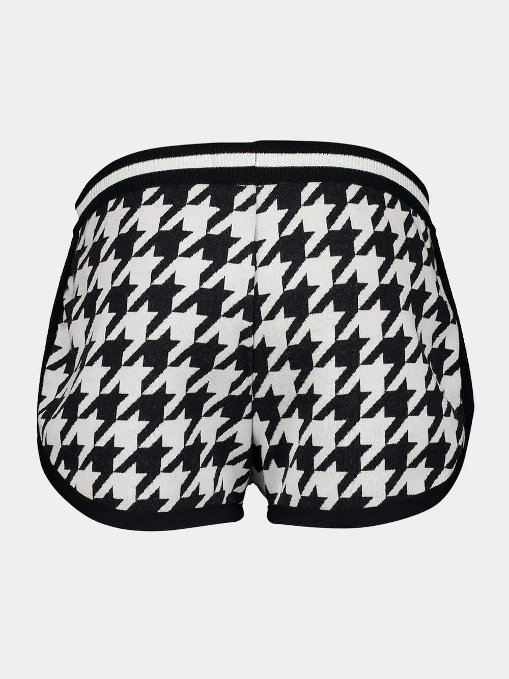 Houndstooth Jacquard Knit Shorts sold by Fashion Clinic product image thumbnail 2