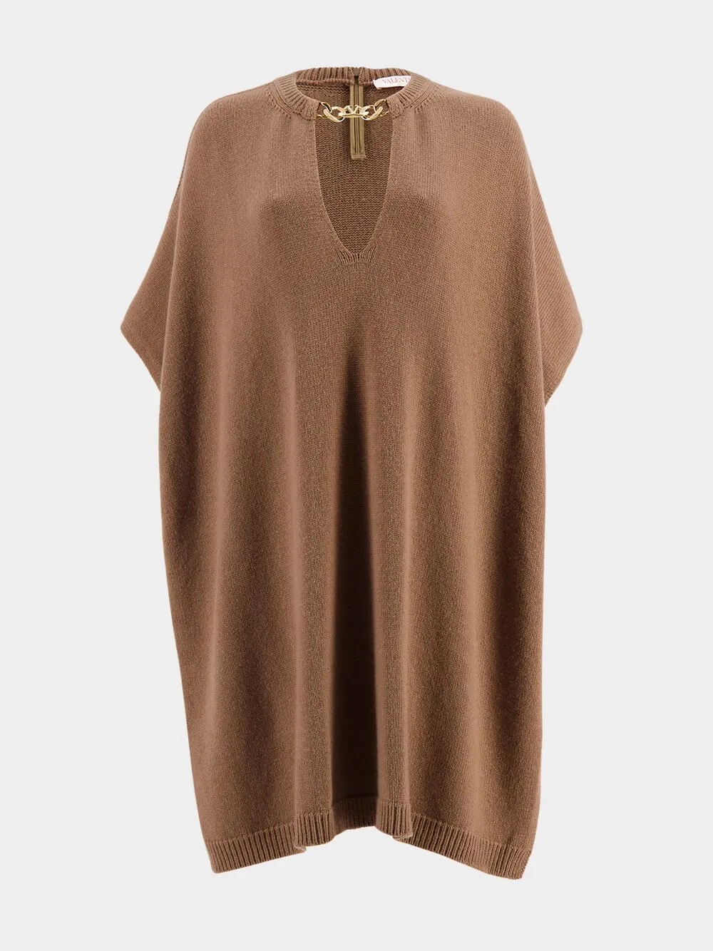 Chain-Detail Knitted Top sold by Fashion Clinic